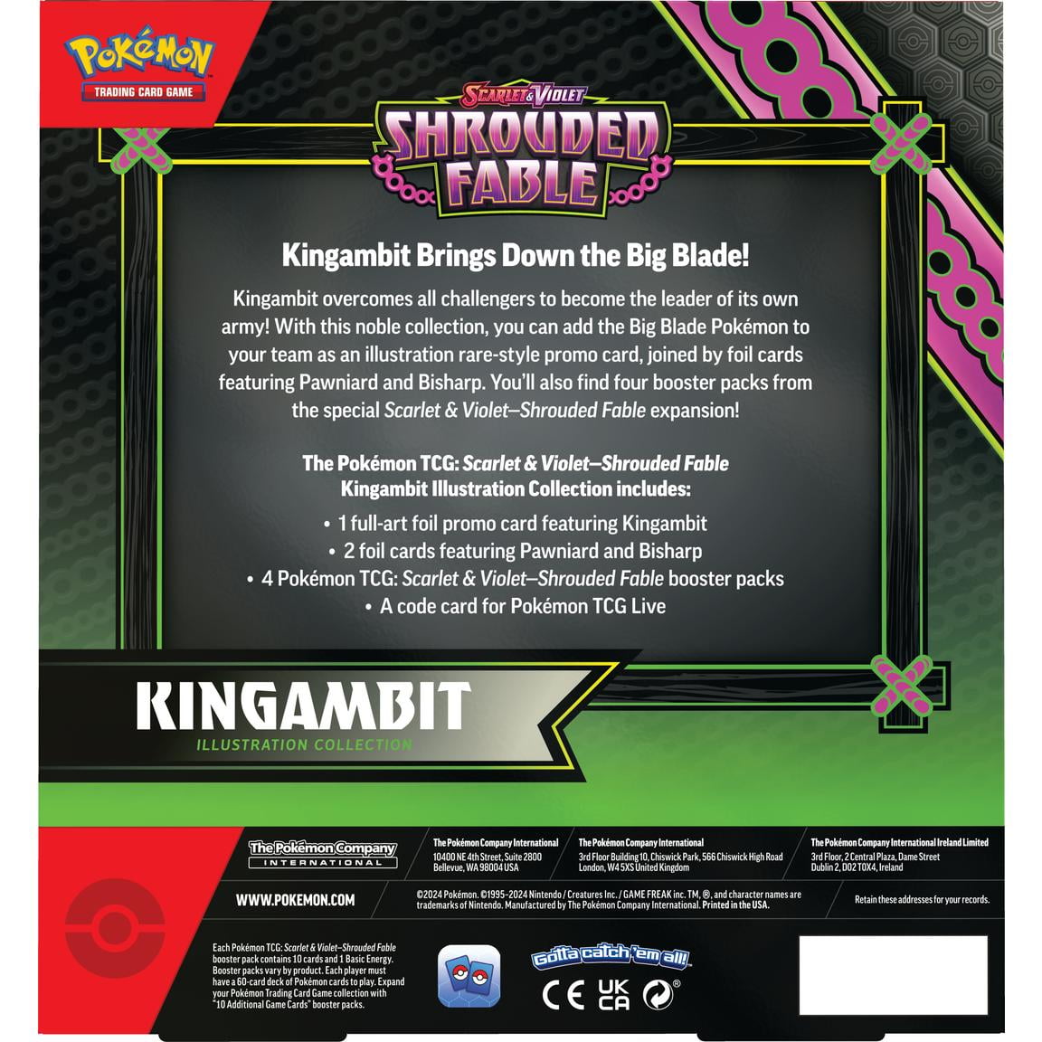 Pokemon Trading Card Games Scarlet & Violet 6.5 Kingambit Illustration Collection