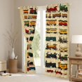 thumbnail image 2 of jejeloiu Retro Train Curtains Pack of 2 (42x84 Each),Steam Engine Theme Curtains Blackout,Colorful Car Bedroom Curtains For Biye Kids,Breathable Home Decor, 2 of 6