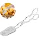 thumbnail image 5 of Vintage aleación de zinc comida cocina pinzas pan buffet fiesta Catering servir pinzas vajilla para cocinar parrilla ensalada barbacoa TUNC Sencillez, 5 of 5