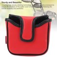 thumbnail image 4 of Waterproof Embroidered Putter Head Cover, PU Portable Club Storage Bag with Soft Plush Lining for Golf Enthusiasts, 4 of 7