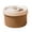Brown, variant on Stijggn Tiffin Box Collapsible Portable Lunch Box, Leakproof Separated Meal Container, Portable Lockable Design, Easy Clean Reusable Food Box for Commute Camping Daily Outings