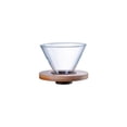 thumbnail image 2 of Glass Coffee Filter Mug, Reusable Portable Drip Coffee Filter with Wooden Base, Hand Brew Coffee Mug for Home and Office, Elegant and Practical Coffee Accessory, 2 of 6