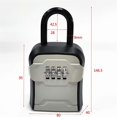 thumbnail image 2 of Lock Box, Key Lock Box Wall Mounted Portable Combination Lock Box, 2 of 5