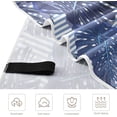 thumbnail image 2 of Coolnut Blue Palm Leaves Stripe Microfiber Beach Towel 60x30in,Oversized Lightweight Sand Free Towels Travel Swim Pool Yoga Gym Camping for Adults Women Men Beach Essentials Accessories, 2 of 6