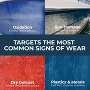 Owatrol Marine Polytrol 34 Oz - Gel Coat for Boat, Gelcoat Marine Restorer, Boat Oxidation Remover, Fiberglass Restorer for Boats, Protective Color Restorer for Marine Surfaces, Plastic & Steel