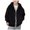 Z3-Black, variant on YDFCWXW Toddler Boy Girl Solid Multi-Color Basic Cotton Zip Up Hoodie Sweatshirts Pullover Jacket Casual Everyday Wear (Red, 4-5 Years)