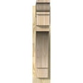 thumbnail image 2 of Ekena Millwork 6"W x 22"D x 26"H Merced Rough Sawn Traditional Outlooker, Douglas Fir, 2 of 4