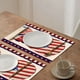 thumbnail image 4 of Manteles Individuales de Lino con Motivo Del Día de La Independencia | Manteles de Comedor Resistentes Al Calor con Estampado Multicolor | Tela de Lino Duradera y Lavable | Decoración para La Cocina, 4 of 6
