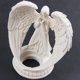 thumbnail image 5 of Creative Resin Angel Figurines Electronic Candlestick Crafts Home Decor Angel Miniature Candle Hold, 5 of 5