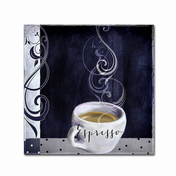 Trademark Fine Art "Cafe Blue IV" Canvas Art by Color Bakery