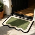 thumbnail image 6 of Entryway Door Mat Rug Non Slip Carpet, Semicircle Floor Doorway Mat, Indoor Outdoor Entrance Carpet Runner, Bathroom Kitchen Floor Rug, Easy Clean Door Mat, 6 of 6