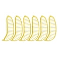 thumbnail image 1 of Cortador de frutas amarillo de 6 uds, corte rápido, fiable, duradero, versátil, cortador de plátano para cocina y hogar, 1 of 8