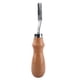 thumbnail image 1 of Biselador de borde ancho para trabajo de cuero, herramienta de corte para artesanía en cuero, mango de madera, 1 of 10