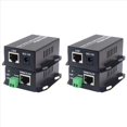 thumbnail image 1 of 2X Ethernet over Twisted Pair Converter -Ethernet Extender over Twisted Line Phone Wire Line, RJ45 LAN Network Booster,4x IP Ethernet over Twisted pair Extenders,Black, 1 of 6