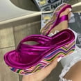 thumbnail image 3 of ibiyuan Comfortable Flip Flops for Women Thong Sandals Non- Thick Sole Slippers for Women Outdoor Casual Orthofeet Shoes for Women for Beach, 3 of 3