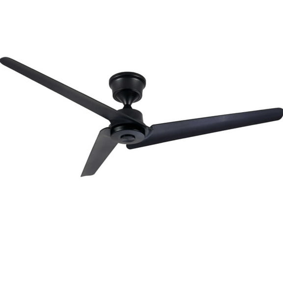 BOFANG 52 inch Flush Mount Ceiling Fan with Remote, No Light, Reversible DC Motor