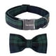 thumbnail image 1 of Collar para perro y gato, estilo único, pajarita ajustable, algodón, talla S, 1 of 6