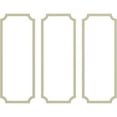 thumbnail image 4 of Ekena Millwork 28"W x 72"H Oxford Smooth Panel Moulding Kit (Triple Panel), 4 of 10