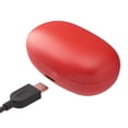 thumbnail image 2 of onn. Wireless In-Ear Bluetooth Earphones with Charging Case, Orange Rage, 2 of 7