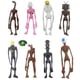 thumbnail image 1 of 4 Uds./8 Uds. De personaje de acción de película, juguete de figura de terror, modelo de muñeca con luz, adorno de escritorio, juguete de decoración, 1 of 5