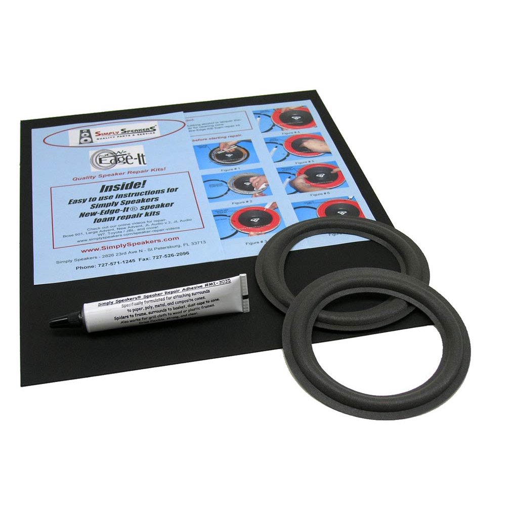 B & W CW0086 5" Foam Speaker Repair Kit FSK5L (PAIR)