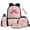 Pin Bow Camo, variant on Yuyamidu Pin Bow Camo School Backpack for Girls 7-8 Year Old, Cute Bookbag with Lunch Box, Pencil Case, Water Bottle Pouch & Keychain Set of 5, Back to School