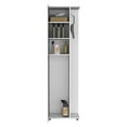 thumbnail image 4 of White Broom Closet for Bedroom Use / Store Cleaning Items Neatly, 4 of 7
