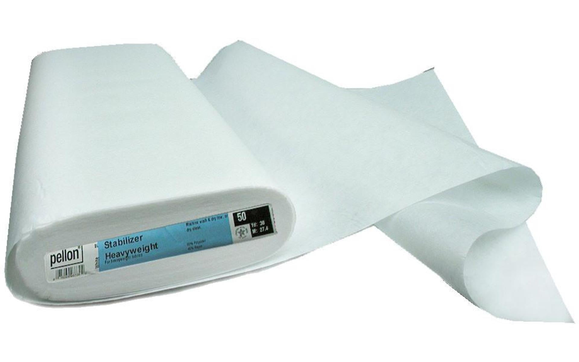 Pellon SewIn Heavyweight Stabilizer, 20" x 30 yds, White