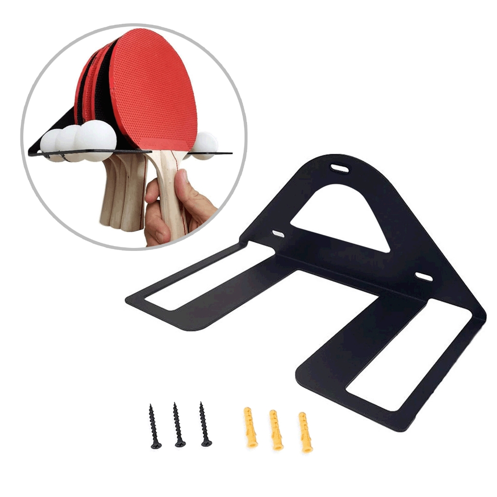 Pingpong Paddle Holder, Table Tennis Display Rack, Pingpong Paddle Display Rack, Pingpong Racket Wall Mount Organizer