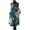 Army Green, variant on Women's Crew Neck Sleeveless Floral Print Convertible Multi-Way Pocket Side Tank Maxi Sundress, Loose Casual Vacation Dress Purple, 3XL