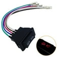 thumbnail image 2 of Car Interior Power Window Control Switch Universal Car Interior Power Button with Indicator Automotive Controller Replacement Part Maintenance Accessory Red, 2 of 6