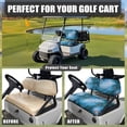 thumbnail image 4 of Garronmavis Blue Marble Golf Cart Seat Covers Universal Fit All Weather Breathable Polyester Interior Accessories for Daily Use Easy Install and Clean Front Seat Cover for Golfer, 4 of 6