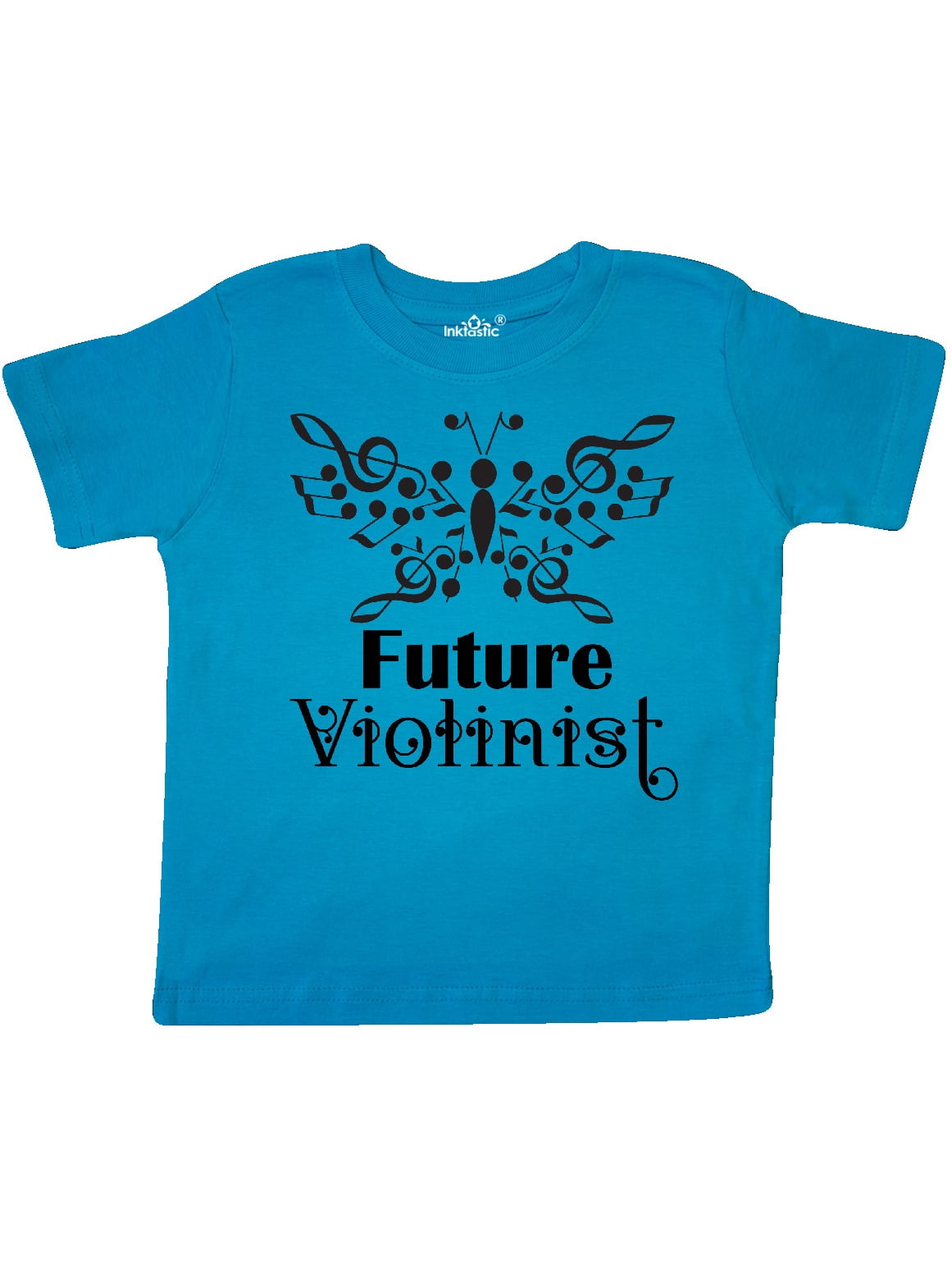 inktastic Violin Music Butterfly Toddler T-Shirt