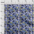 thumbnail image 2 of oneOone Cotton Poplin Medium Blue Fabric Video Game Quilting Supplies Print Sewing Fabric By The Yard 42 Inch Wide, 2 of 6