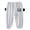 Gray, variant on SROBPTY Toddler Boys Pants Print Straight Leg Soft Elastic Waist Breathable Trousers for 1-3Y