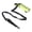 Green, variant on M Buder Dog Leash with Zipper Pouch Waist Leash for Dog Walking Training Running Elastic Rope Waist Bag Reflective Black 8.66 inches / 22 cm