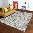 thumbnail image 3 of Walk on Me Diamonds in the Rough Gray Area Rug 4' x 6', 3 of 5