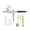 Blue 0.5mm, variant on AC 131 Dual Action Red Airbrush Pen Spray Art Painting Tattoo Cake Makeup Beautifu Model Air Brush Gun ,Versatile applications