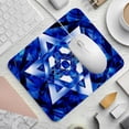 thumbnail image 2 of Flag of Israel Printed Square Desk Pad, 8.3x9.8 Inch Non-Slip Rubber Bottom Gaming Mousepad, Desk Mat for Office and Gaming, 2 of 6