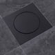 thumbnail image 2 of Diseño de tapa automática para desagüe de piso de baño, acabado negro mate que agrega un toque moderno a su espacio, asegurando un ambiente libre de olores, 2 of 6