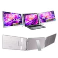 thumbnail image 1 of Triple S5 Laptop Screen Extender 16" 2.5K IPS Screen Triple Monitor for 12-18.5 Inch Laptop Foldable Rotatable Monitor Extender with Kickstand, 1 of 7