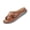 Brown, variant on Clearence Women’s Reinforced Strap Beach Slippers Thick Sewn Design Breathable Outdoor Sandals Non-Slip Sole Arch Support Summer Casual Slides