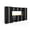 Black with Bamboo Worktop, variant on NewAge Products Bold Series Black 9 Piece Cabinet Set, Heavy Duty 24-Gauge Steel Garage Storage System, LED Lights Included