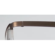 New Ogi 2204a Mens/womens Designer Half-rim Brown Classic Shape Brand Name Affordable Frame Demo Lenses 44-21-140 Eyeglasses/eye Glasses
