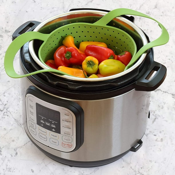 Avokado Silicone Steamer Basket for 6qt Instant Pot 3qt 8qt avail Ninja Foodi Other Pressure cookers and Instant Pot Accessories Perfect Pressur