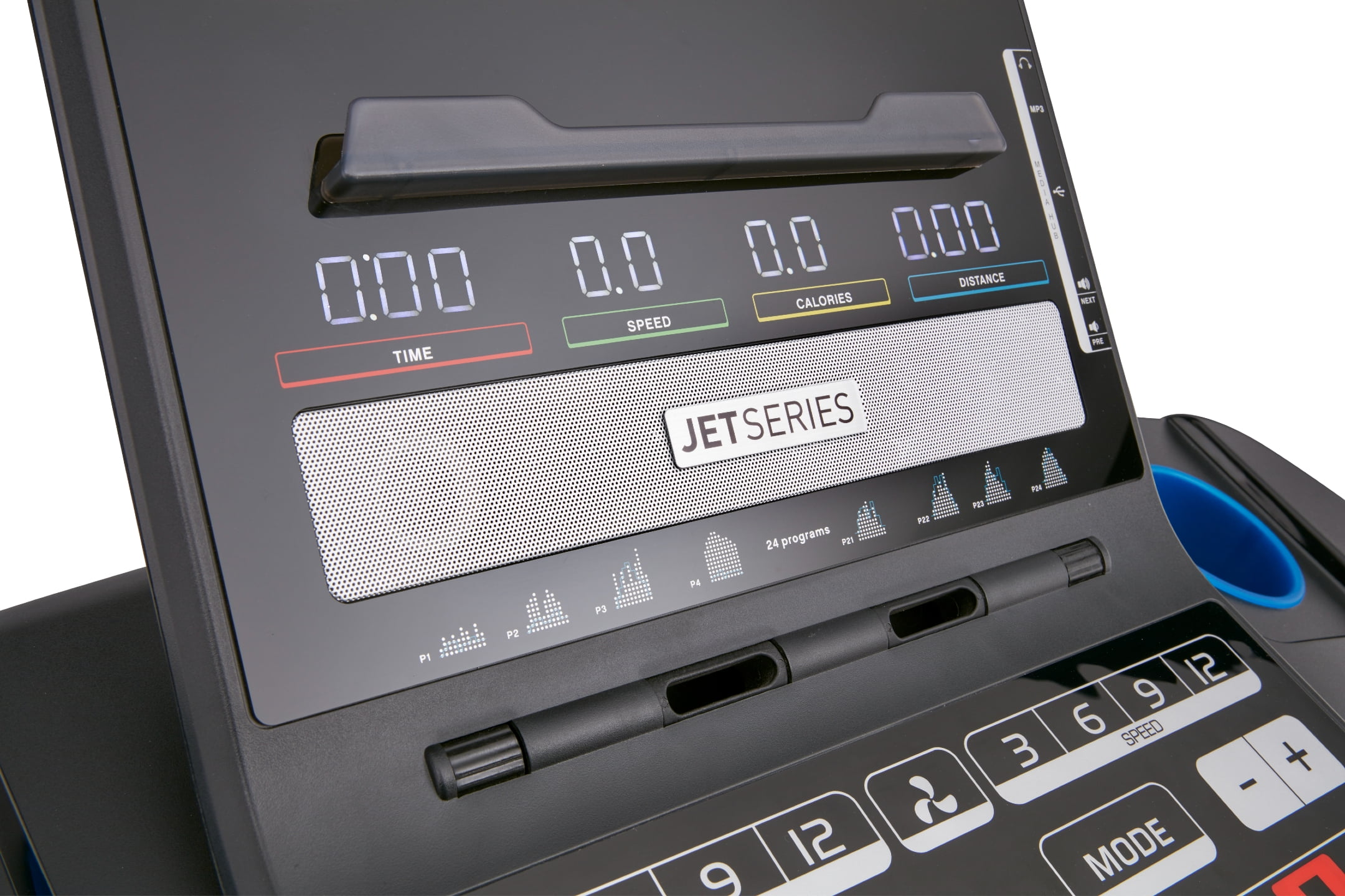 Reebok Jet 300 Series Treadmill with Incline, Foldable, Bluetooth, Walking or Running, 2.5 HP, 12.4 MPH, 308 lb. Capacity