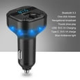 thumbnail image 2 of stanreset Fast Charger USB Car Charger FM Transmitter Hands-free Bluetooth Intelligent Diversion Technology C1, 2 of 6