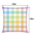 thumbnail image 3 of Fundas para cojines Pudodo 46 x 46 cm, estampado buffalo plaid, set de 4, 3 of 5