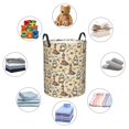 thumbnail image 4 of Honeii Marine Birds And Coastal Lighthouse Print Laundry Hamper Basket,Baby Nursery Woven Storage Basket for Toys Bin,Pillows,Blankets,Clothes-Small, 4 of 6