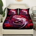 YST Western Dragon Queen Bed Sheets For Girls Boys Gothic Dragon Fitted